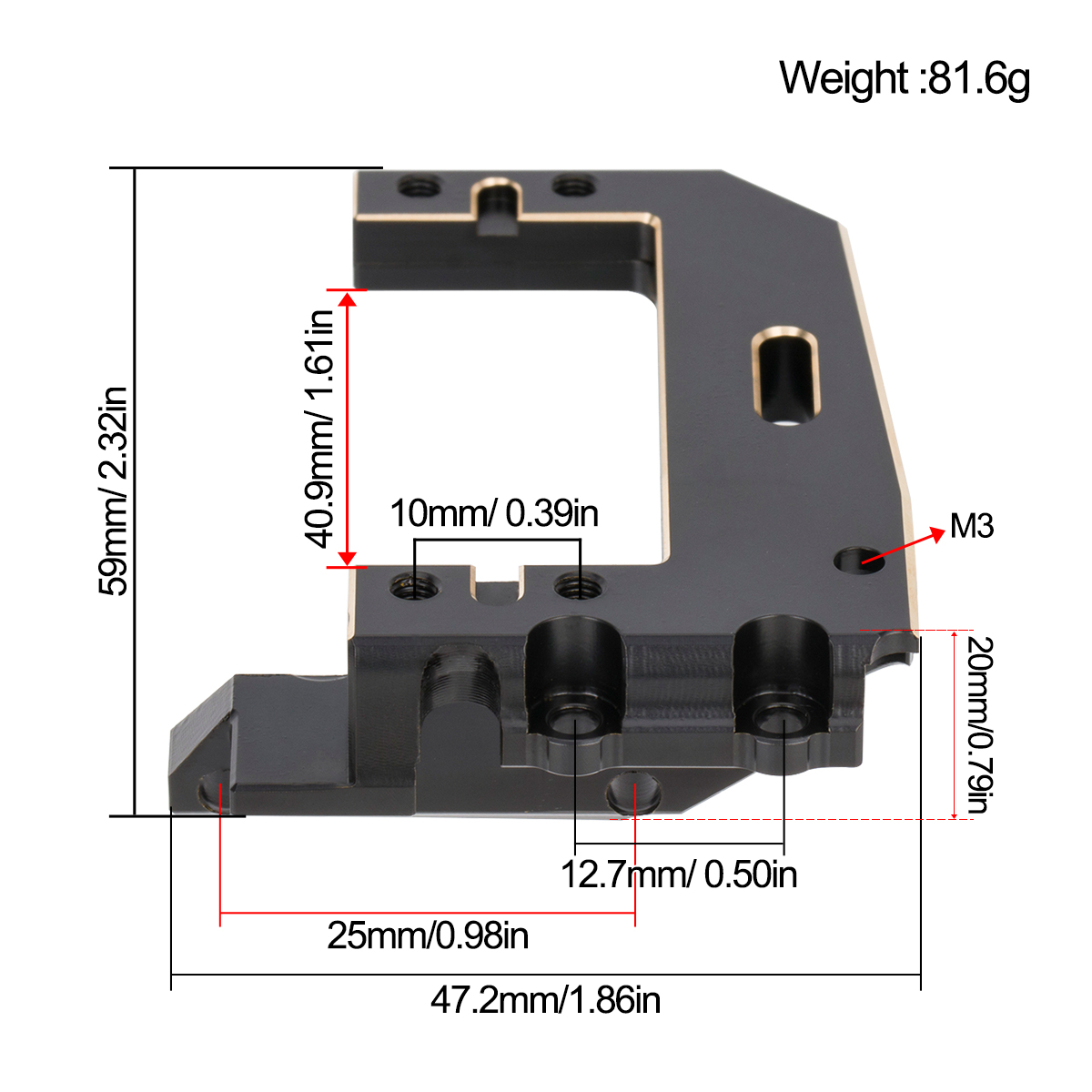 Suporte de montagem servo de l - Servo Bracket avaliação e preço
