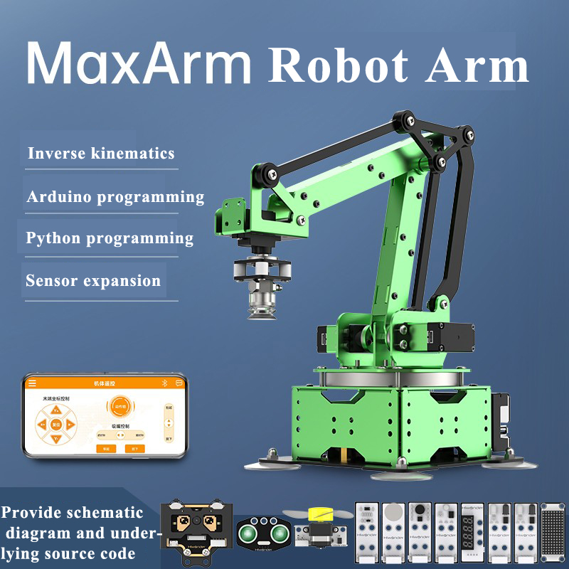 Hiwonder 5 eixos robô braço ma - Robot Arm Kit avaliação e preço