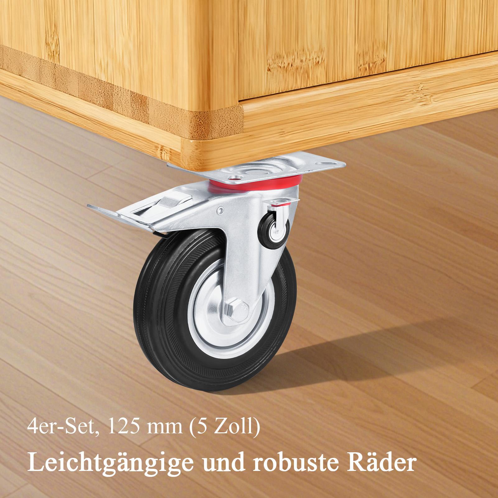 Rodízios para móveis, 4 peças, - Caster Wheel avaliação e preço