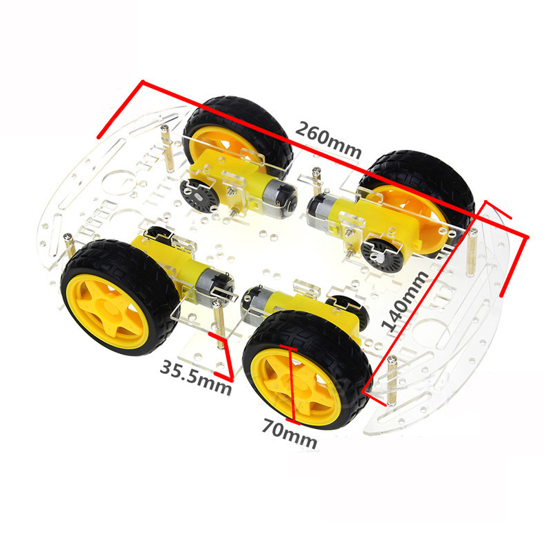Kits de chassi de carro robô i - Microbit Robot avaliação e preço